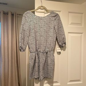 Animal print zara romper